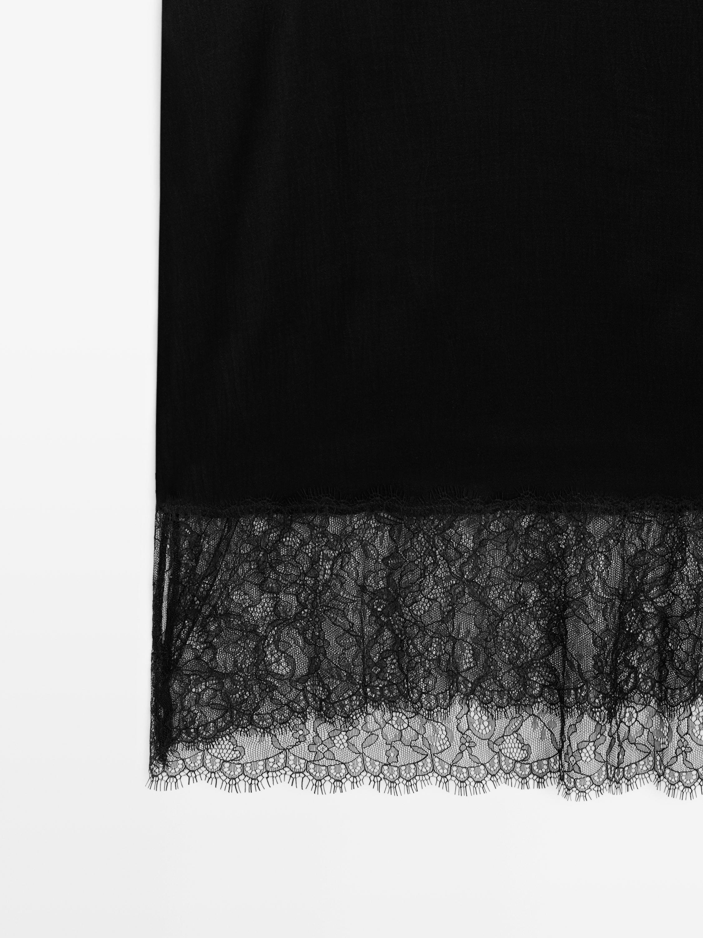 Camisole top with lace detail